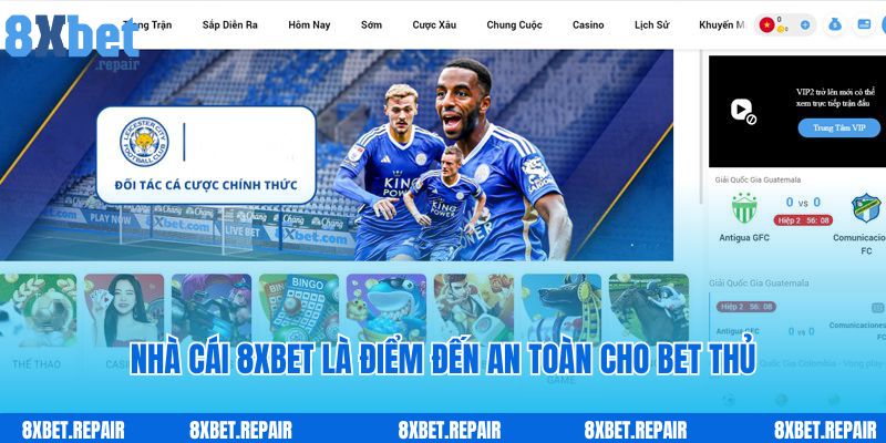 8xbet 32 Nhà cái 8xbet là điểm đến an toàn cho bet thủ